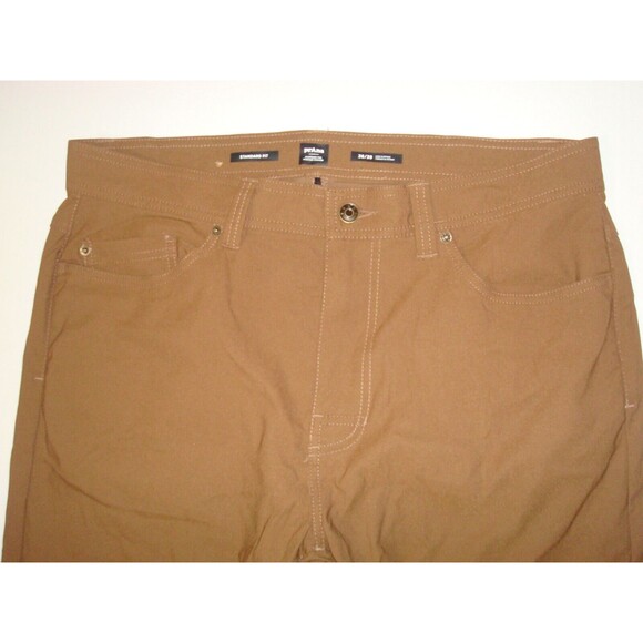 NWT New Mens Prana 36 x 30 Brion Pants II Hiking Casual Sepia Brown Rezion Recyc - Picture 2 of 7
